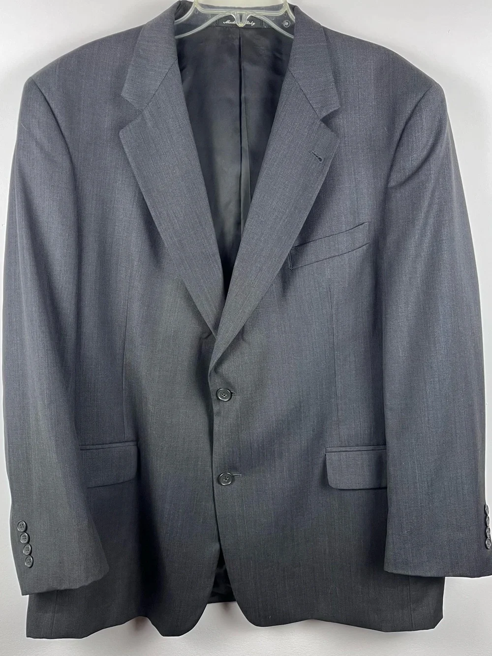 Murano Made In Italy 100% Wool Blazer Sport Coat Mens 46R Gray Dillard’s